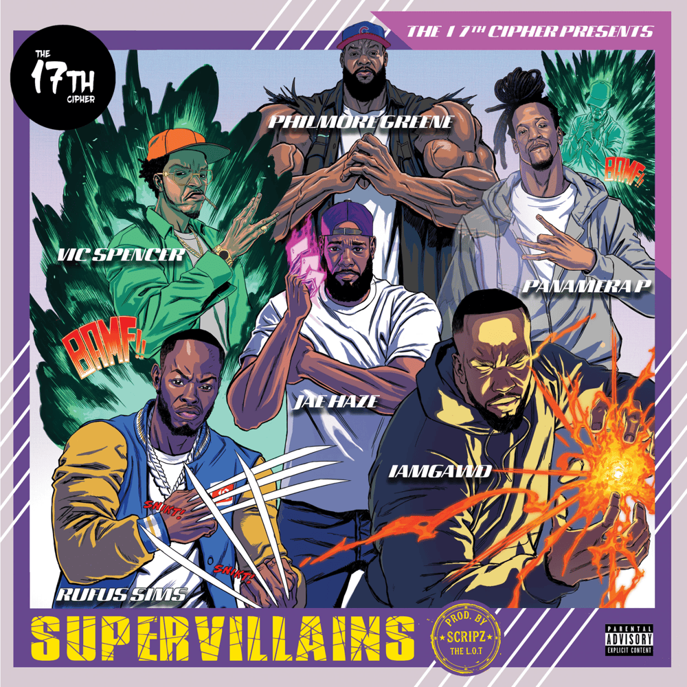 Rufus Sims Iam Gawd Supervillains Cover
