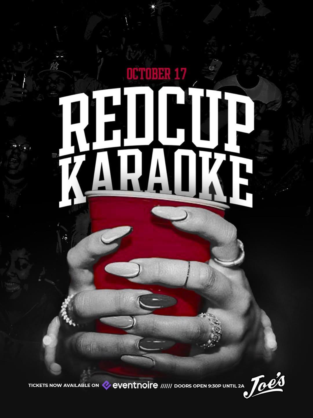 Flyer for Red Cup Karaoke